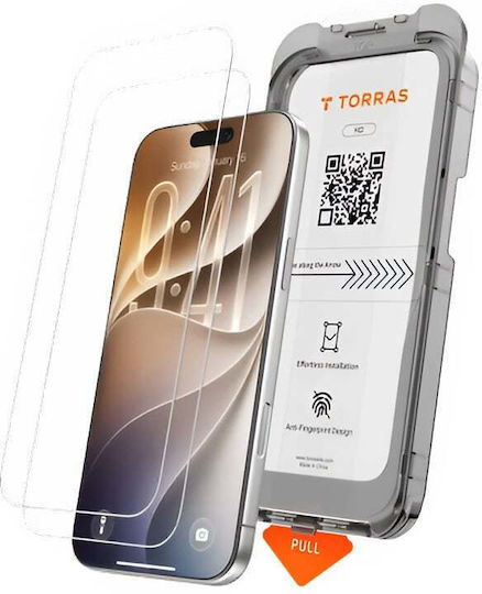 Torras Hd Borderless Tempered Glass Iphone 18 Pro Max