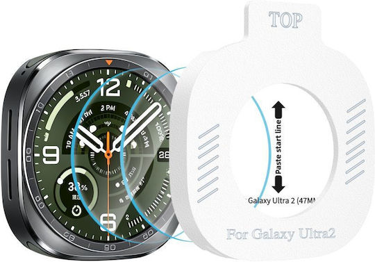 Tech-Protect Easy Set+ 2 Stück Gehärtetes Glas Für Galaxy Watch Ultra 2