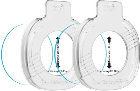 Tech-Protect Easy Set+ Gehärtetes Glas Für Samsung Galaxy Watch 8 / 9 (40 Mm) 1 Stück