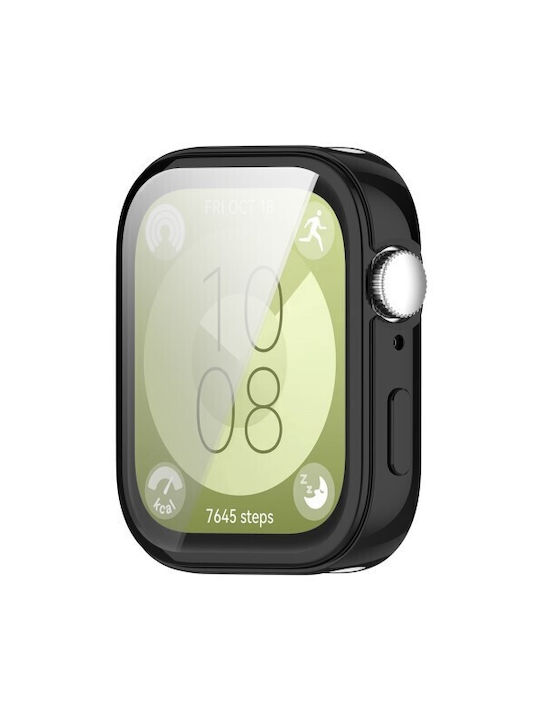 Προστατευτική Σκληρή Θήκη Electroplating Huawei Watch Fit 3 Μαύρο