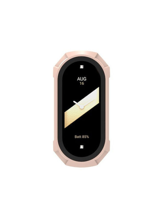 Plastikhülle mit Glas in Schwarz Farbe für Xiaomi Smart Band 8 Huawei Band 8 Plastikhülle mit Glas in Schwarz Farbe für Xiaomi Smart Band 8 Huawei Band 8