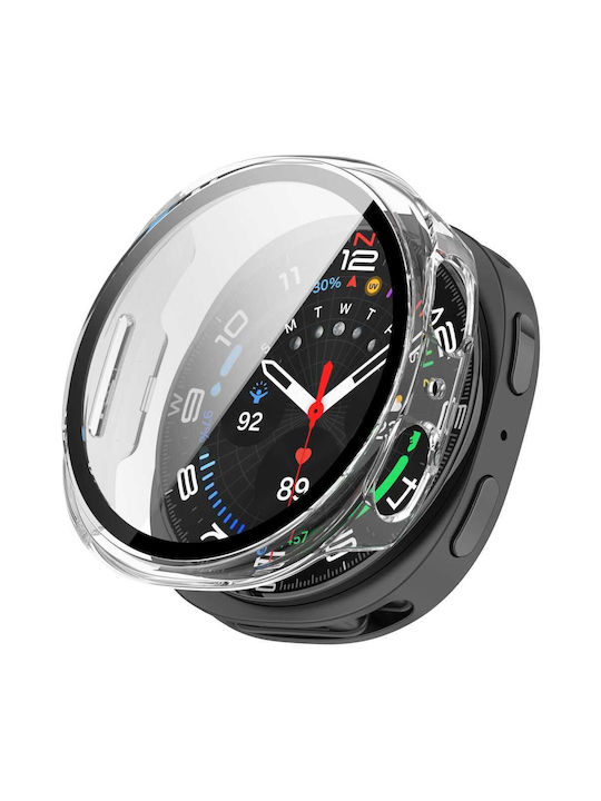 Tech-Protect Defense 2-Pack Samsung Galaxy Watch 8 9 44 Mm Negru Mat și Transparent 5906302324699