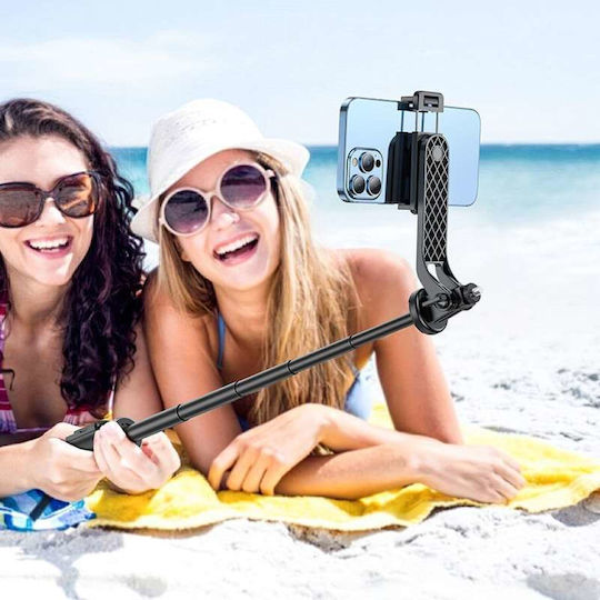 Hoco K21 Selfie Stick Τρίποδο Κινητού Bluetooth Μαύρο