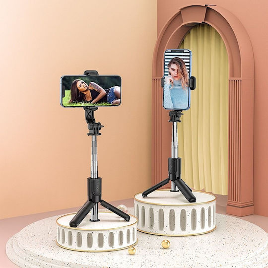 Hoco K17 Selfie-Stick Handy-Stative Bluetooth-Schwarz