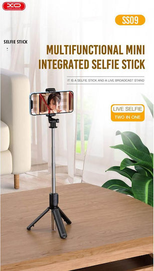 XO SS09 Selfie-Stick Handy-Stative Bluetooth-Schwarz