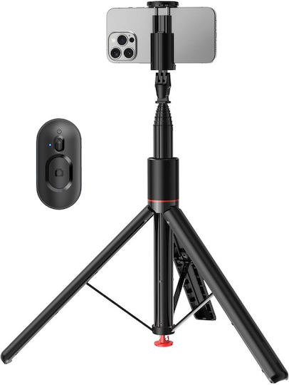 Acefast E31 Selfie-Stick Handy-Stative Bluetooth-Schwarz