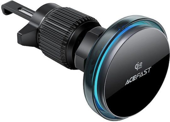 Acefast Car Mobile Mount 4.7" - 6.9" with Magnet & Wireless Charging 25W Grey