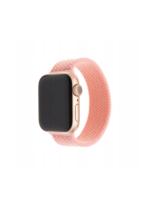 Fixed Elastic Nylon Strap Fixed Nylon Strap Apple Watch 42 44 45 46 49mm Size L Pink Fixed Elastic Nylon Strap Fixed Nylon Strap Apple Watch 42 44 45 46 49mm Size L Pink
