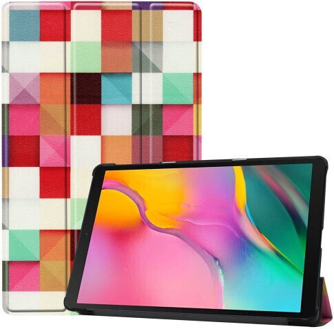 Flip Cover Din Piele Multicolor Pentru Galaxy Tab A 10.1 2019