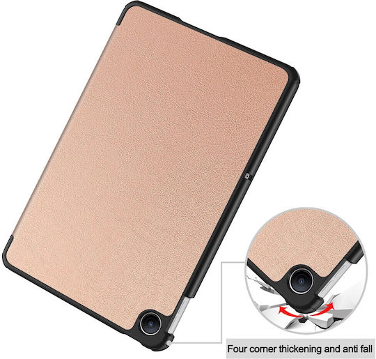 Θήκη Βιβλίο Tri-fold Βάση Στήριξης Xiaomi Redmi Pad 2 9.7 Pad 2 Se Ροζέ Χρυσαφί
