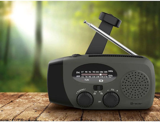 Tracer Explorer Pro Handheld Radio Solar mit USB Grau