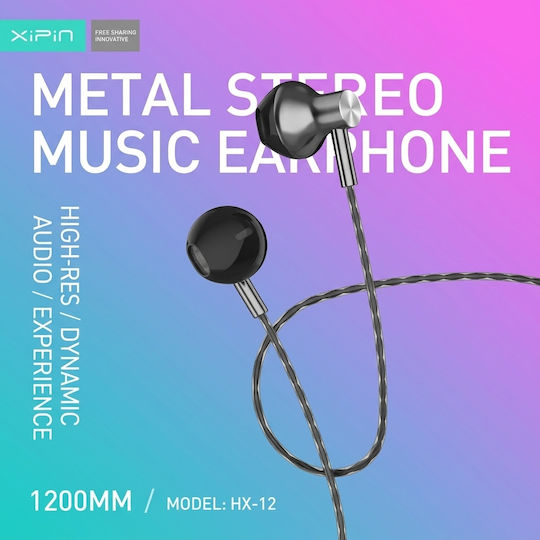 Hx-12 In-Ear Freisprecheinrichtung Kopfhörer mit Stecker 3.5mm Gray