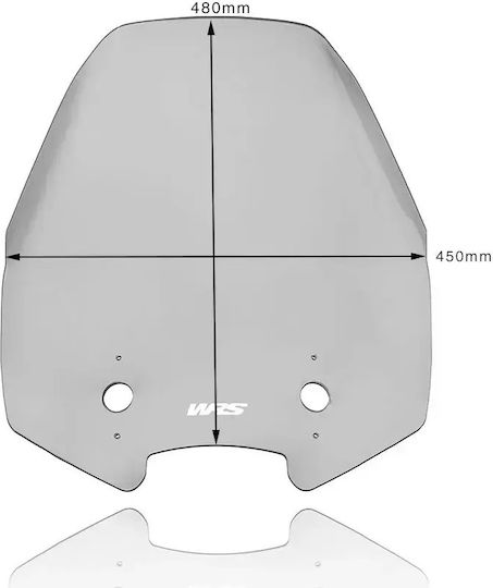 Kawasaki Motorcycle Windshield & Windscreen Tinted Visor for Kawasaki KLE 650 KA006F