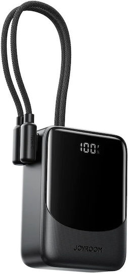 Joyroom JR-PC1 Power Bank 10000mAh 22.5W with USB-A Port and USB-C Power Delivery Port Black