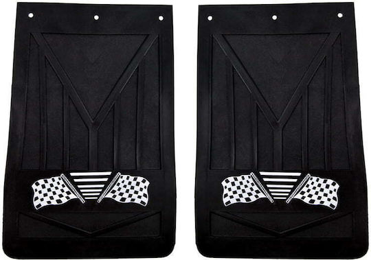 Autoline Λασπωτήρες Αυτοκινήτου Αγροτικοί 23x33cm 2τμχ