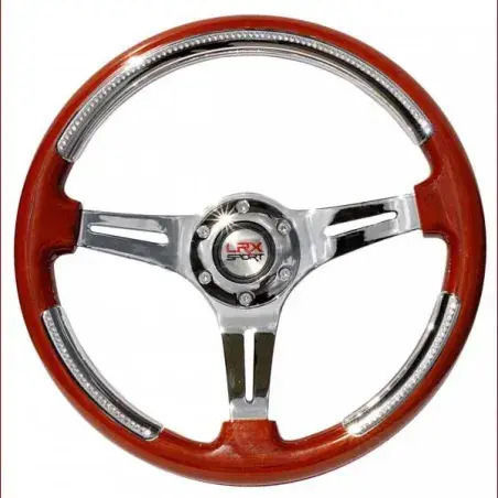Simoni Racing Lenkraddekoration Lenkrad Dekorative Stangen mit Strass in Rot Farbe SRLSG/2X