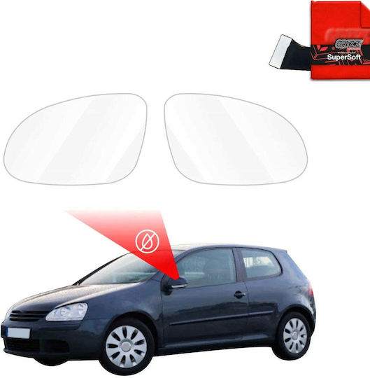 Grizzglass Rain Repellent Film Mirrors Grizzglass Zerodrop Volkswagen Golf 5 Hatchback 3d 2003-2009