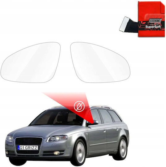 Grizzglass Rain Protection Film Mirrors Grizzglass Zerodrop Audi A4 B7 Avant 2004-2008