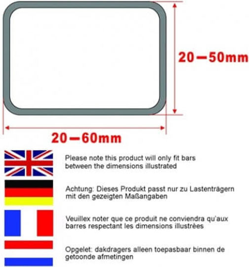 Autodachträgergurte Rhino Treppentransport-Stabilisierungssystem 2Stück