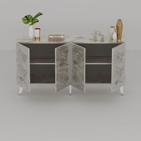 Бюфет от Метал Златист 150x40x80cm