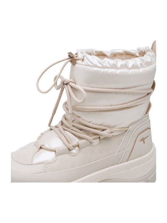 Damen Stiefeletten Beige