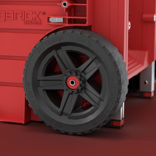 Qbrick Пластмасова количка за инструменти на колела