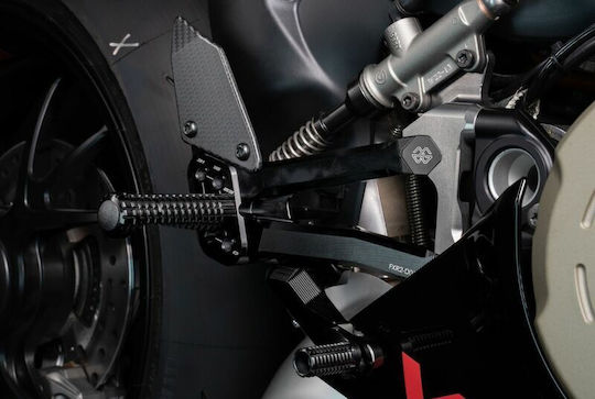 Rear Set Factor-x2 Bk Panigale V4 Gilles Fxr2-d01-b