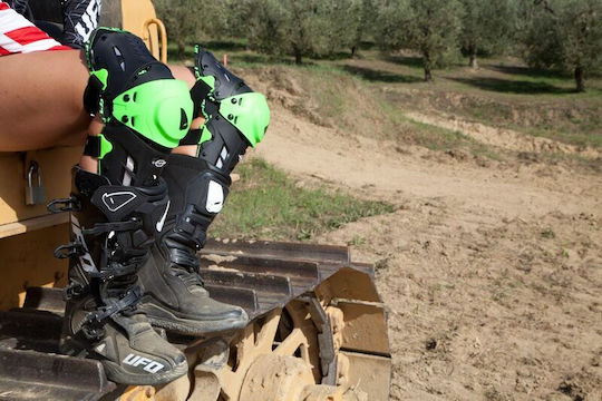UFO Προστατευτικές Επιγονατίδες Motocross Πράσινο Χρώμα