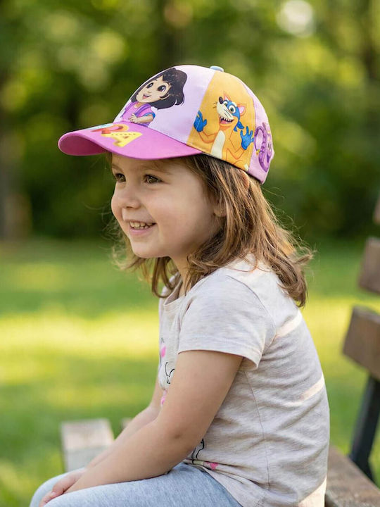 Cerda Kinderhut Stoff Dora Mehrfarbig
