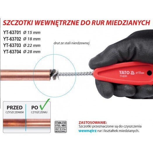 Yato Bürste Reinigung Auto 28mm