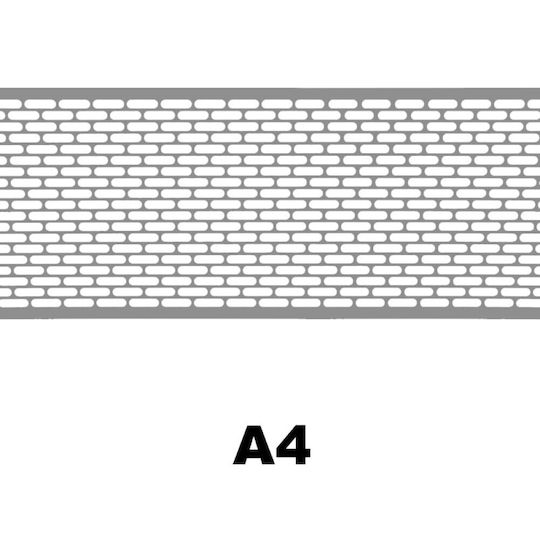 Car Decorative Grill 120cm x 20cm Black Color