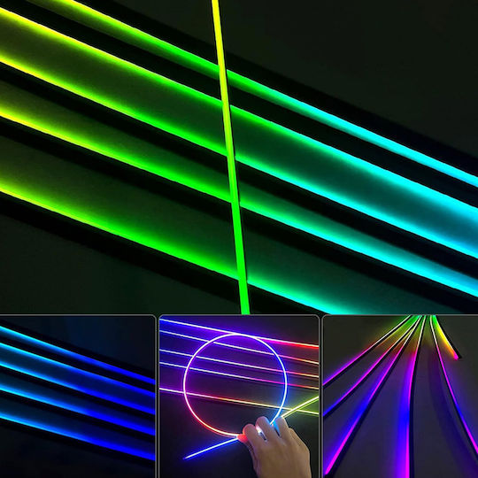 Атмосферни Светлини За Интериор На Автомобил RGB LED 18 1 HW-0412