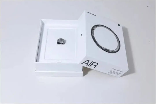 Ultrahuman Air Смарт пръстен 20.6mm Водоустойчив с Пулсомер Raw Titanium