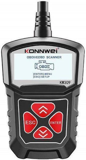 Obd2 Скенер Диагностично Автомобилно Дигитално Obd 2 Kw309