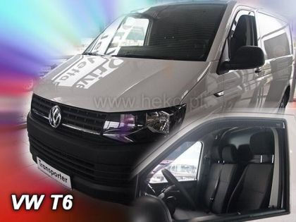 Heko Satz Windabweiser Vordere Dark Fime für Volkswagen Transporter 2D 2003 2Stück