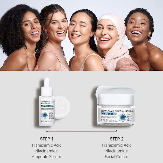 Tranexamic Acid Niacinamide Moisturizing Ampoule Face Serum with Niacinamide for Brightening 40ml