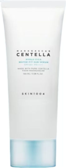 Skin1004 Madagascar Centella Hyalu-Cica Water-Fit Sun Soothing Face Serum SPF50 with Centella Asiatica for Brightening & Nourishing 100ml