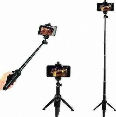 Andowl Selfie Stick Τρίποδο Κινητού Bluetooth Μαύρο