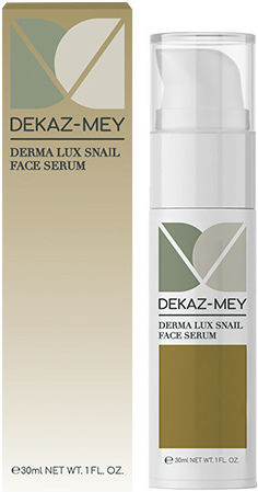 Derma Lux Snail Feuchtigkeitsspendend & Anti-Aging Serum Gesicht mit Schneckensekret & Hyaluronsäure für Entgiftung 30ml