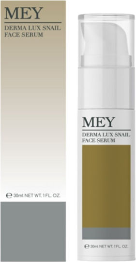 Derma Lux Snail Feuchtigkeitsspendend & Anti-Aging Serum Gesicht mit Schneckensekret & Hyaluronsäure für Entgiftung 30ml