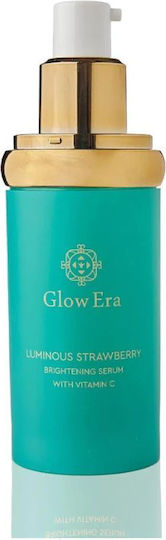 Glow Era Luminous Strawberry Serum Gesicht mit Vitamin C für Strahlkraft & Flecken 30ml