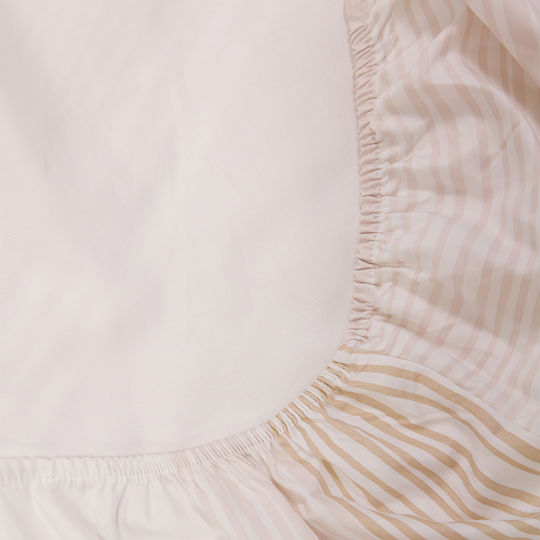 Σεντόνια Υπέρδιπλα Σετ Naf-naf Diamond 254 Opal Beige