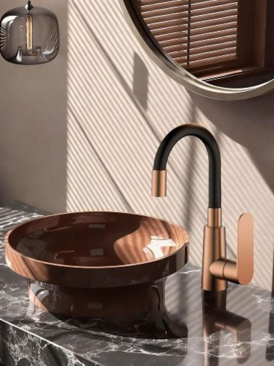 Inter Ceramic Alisado Αναμεικτική Μπαταρία Νιπτήρα Ψηλή