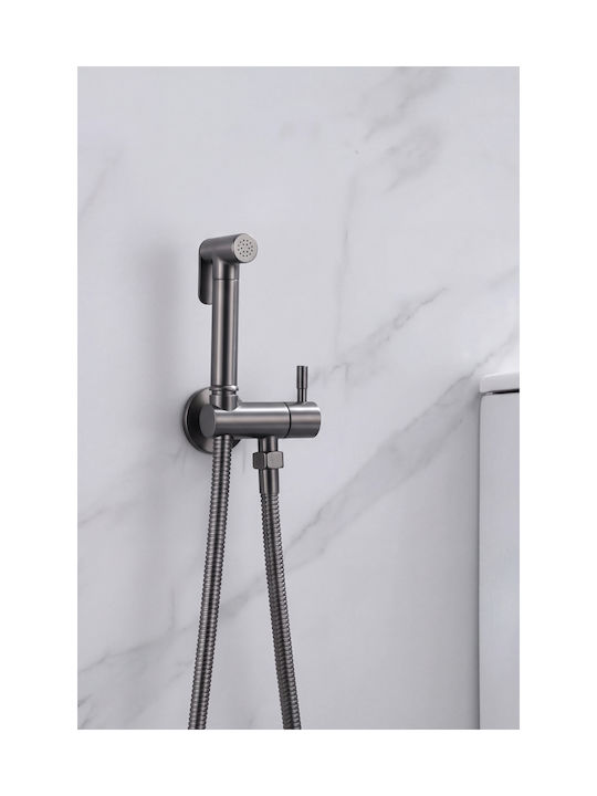 Naron Wall-Mounted Grey Bidet Set