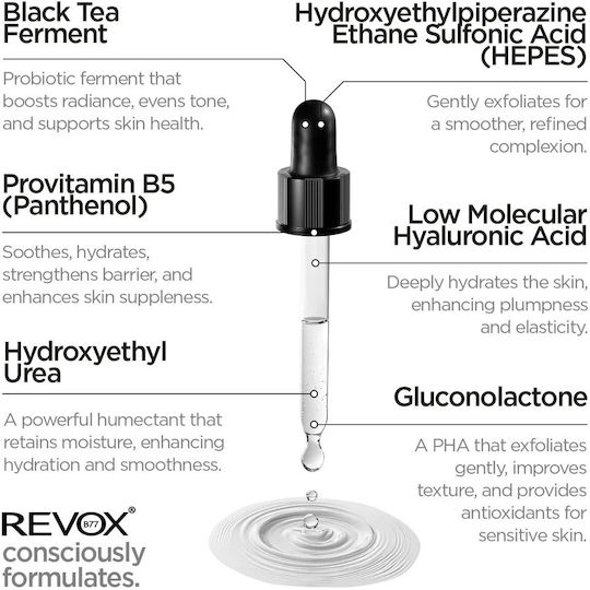 Revox Biotic Resurfacing Activator Face Serum with Panthenol 30ml