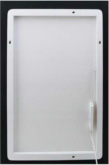 BD art Dreptunghiular LED 60x80cm Alb
