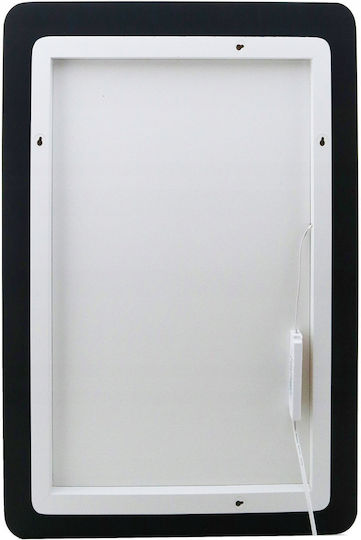 BD art Ορθογώνιος Led 50x70cm Ασημί