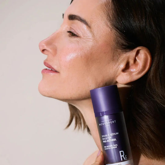 Novexpert Pro-retinol Dual Booster Ενυδατικό & Αντιγηραντικό Serum Booster Προσώπου με Bakuchiol & Ρετινόλη για Λάμψη 30ml