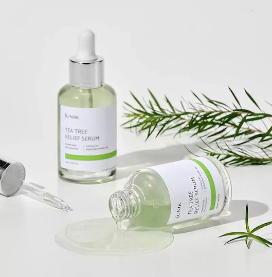 iUNIK Tea Tree Serum Anti-Îmbătrânire pentru Față cu Centella Asiatica și Niacinamidă 50ml