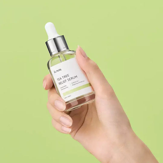 iUNIK Tea Tree Serum Anti-Îmbătrânire pentru Față cu Centella Asiatica și Niacinamidă 50ml